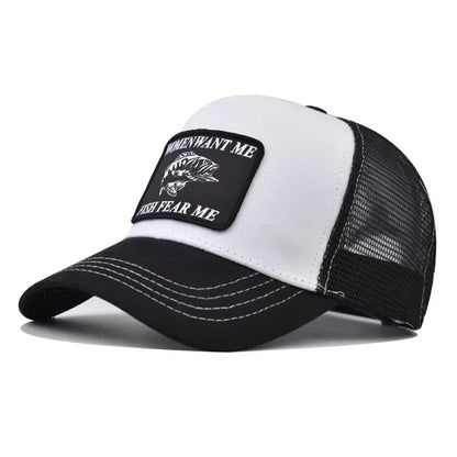 Summer Breathable Embroidery Baseball Caps Men Women