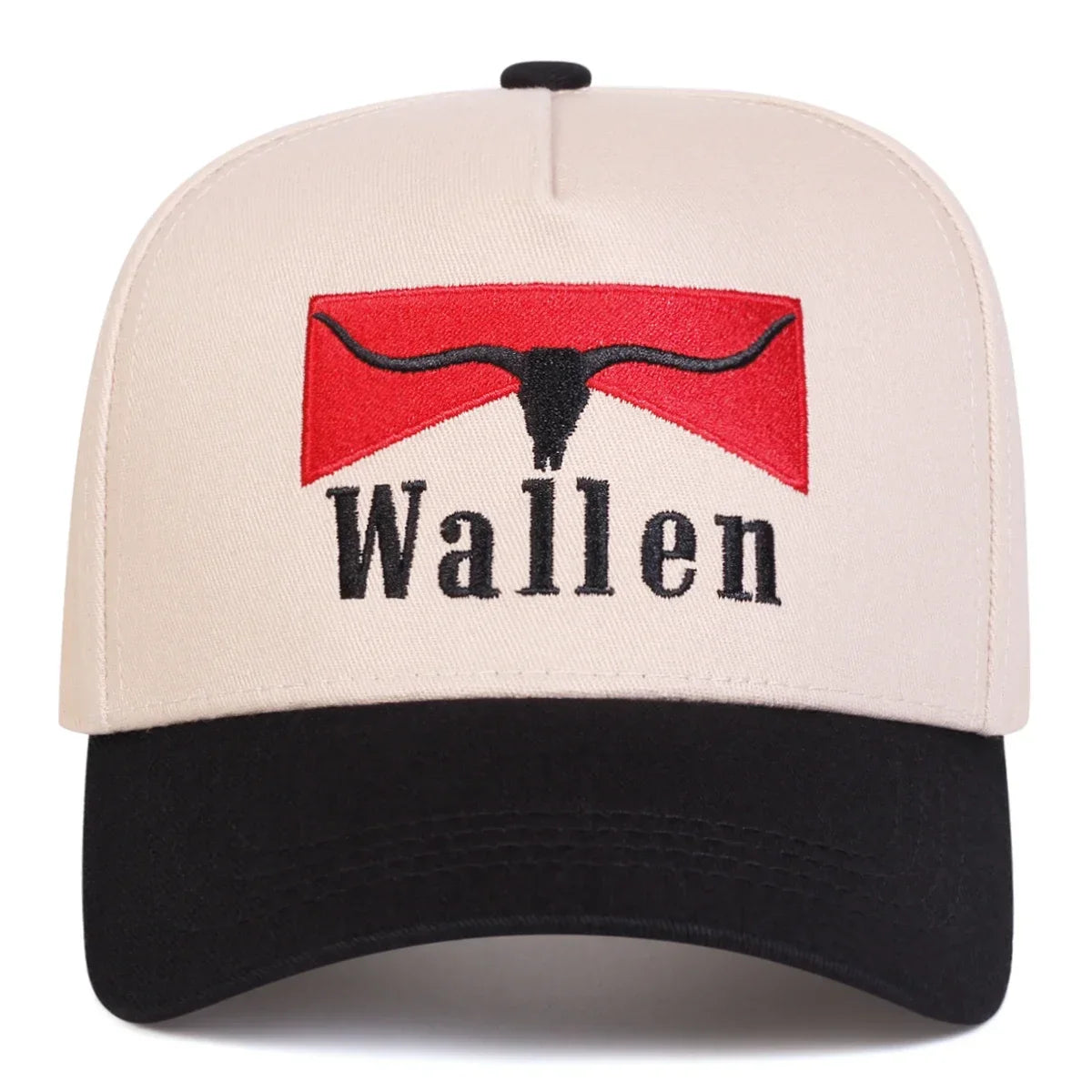 Unisex Wallen Letter Embroidery Baseball Caps Spring and Autumn