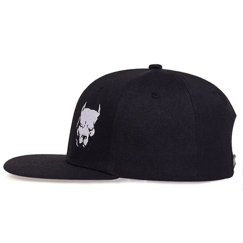 Unisex Dog Head Embroidery Embroidery Hip-Hop Hats Casual Baseball Caps