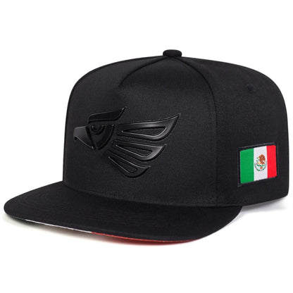 Unisex Eagle Head Embroidery Hip-hop Hats Spring and Autumn