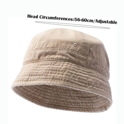 Versatile Retro Bucket Hat Japanese Style Short-Brim Fisherman Cap