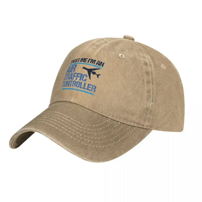 Trust Me Washed Baseball Cap I am An Air Traffic Controller Casual