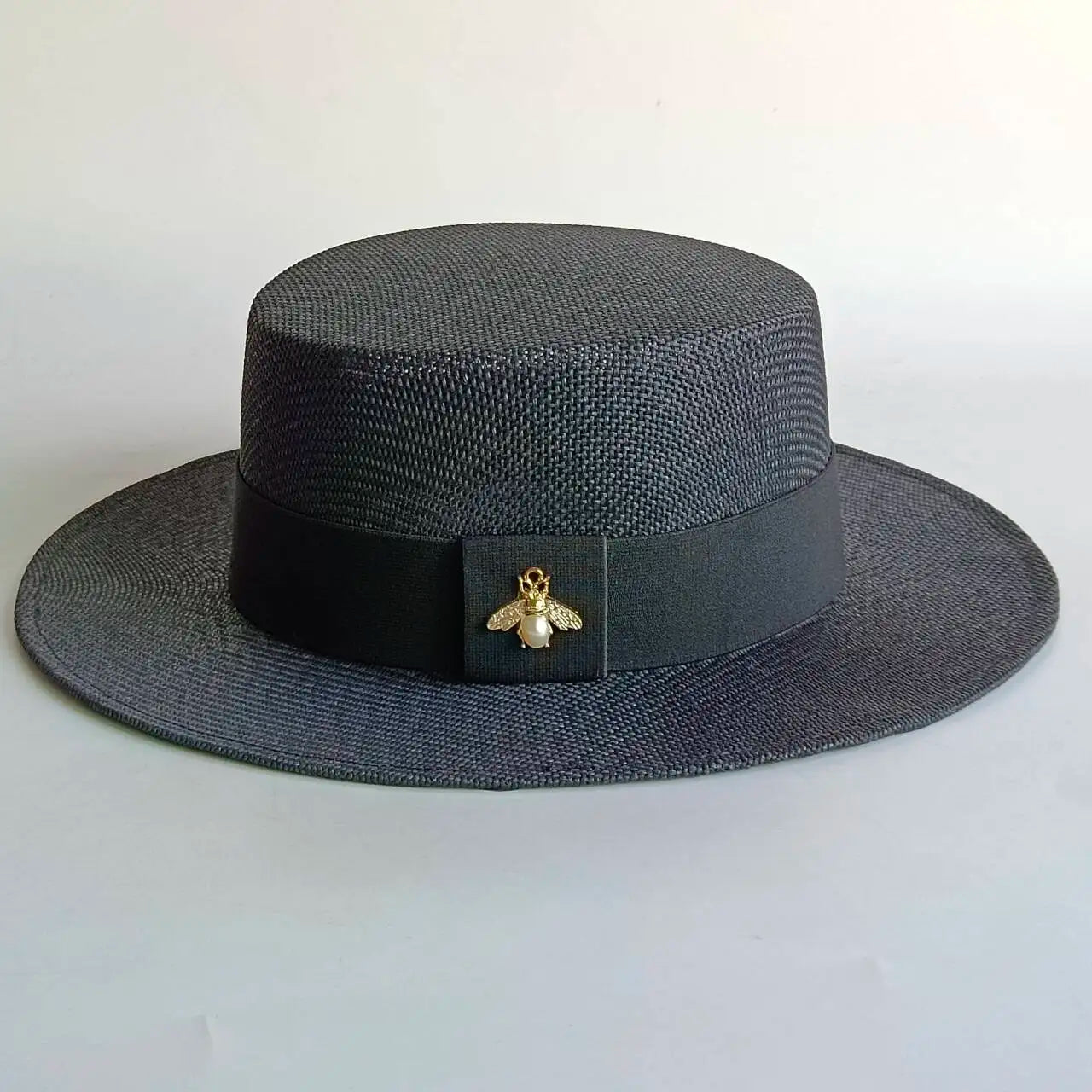 Flat Top Sun Hat 2026 Delicate Weaving Straw Hat Summer Straw Hat