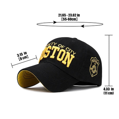 Soft Top Sports Baseball Cap Cotton 3D Embroidery