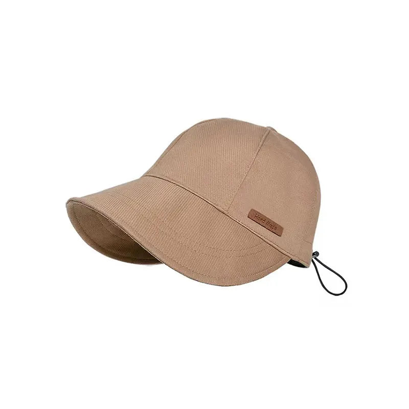 Fashionable Wide-Brim Visor Cap For Sun Protection