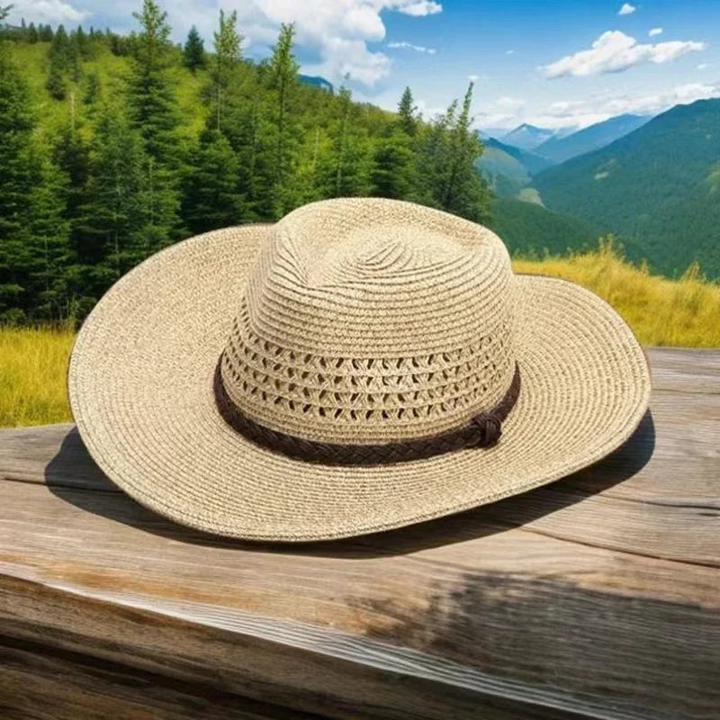 New XL Big Size 62cm Panama Jazz Straw Hat