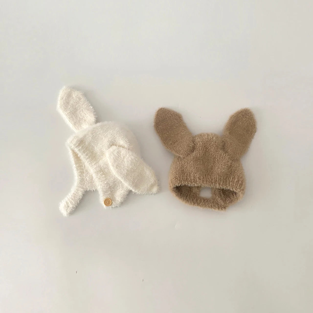 Winter Baby Earflap Hat Cute Rabbit Ear Plush Infant Boy Girl Cap