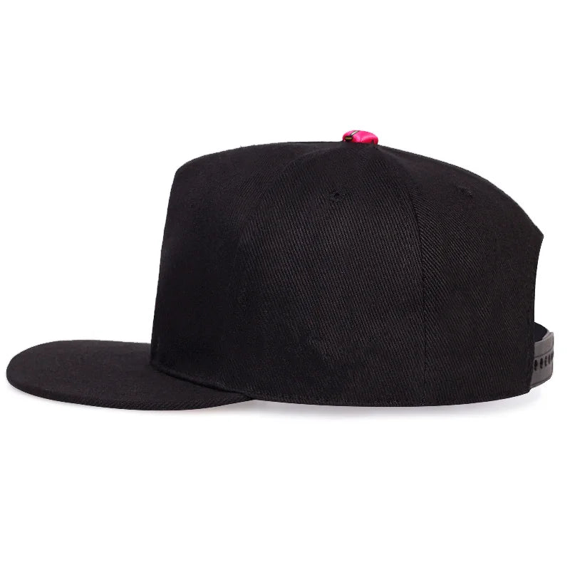 Unisex Doughnut Embroidery Hip-Hop Hats Outdoor Adjustable