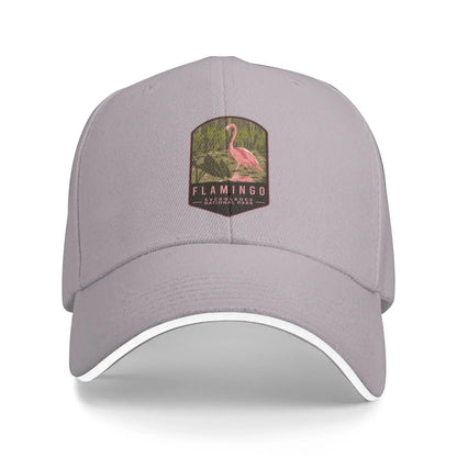 Everglades National Park Flamingo Summer Baseball Caps Women  Adult Male