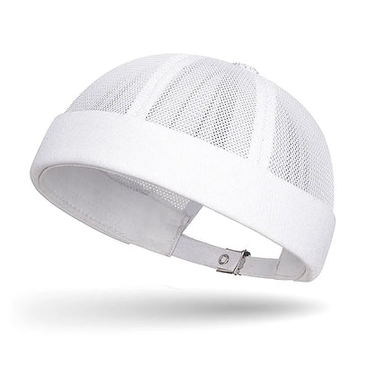 Summer Brimless Melon Skin Hat Adjustable