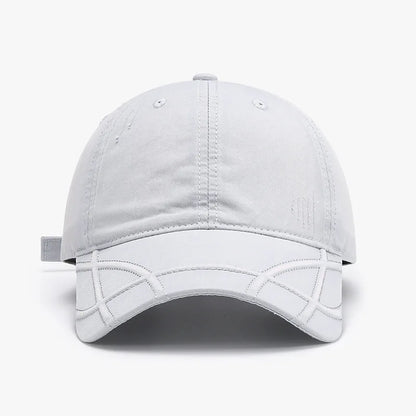 High-Quality Vintage Washed Distressed Denim Baseball Cap