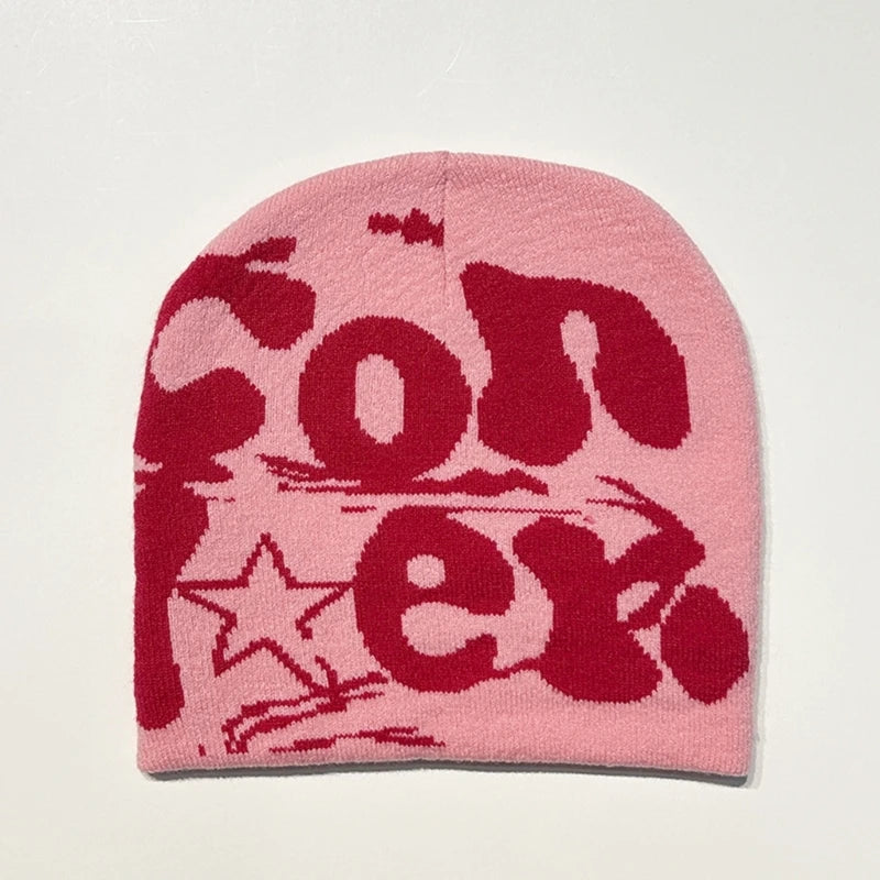 Y2k Beanie Hat Slouchy Beanie Vintage Beanie Warm Beanie