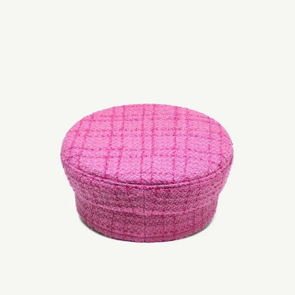 Multifunction Tweed Baker Boy Cap Women