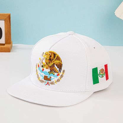 Unisex Mexican Eagle Label Baseball Net Caps
