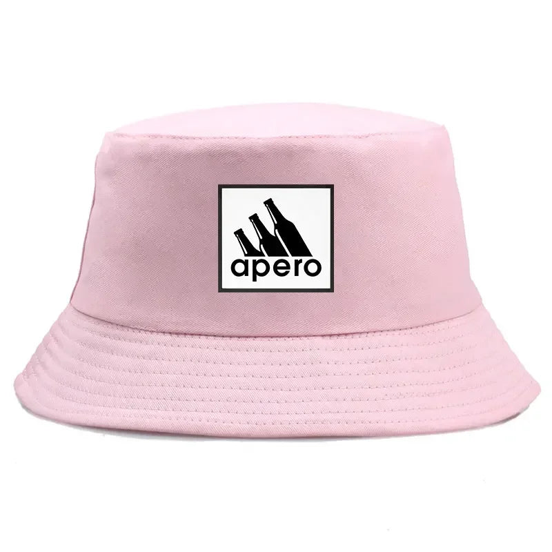 Adult Pastis Apero Bobs Man Reversible Bucket Hat Woman Outdoor Sports Fisherman Cap