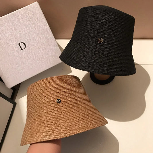 Japanese Designer M Straw Weaving Hat