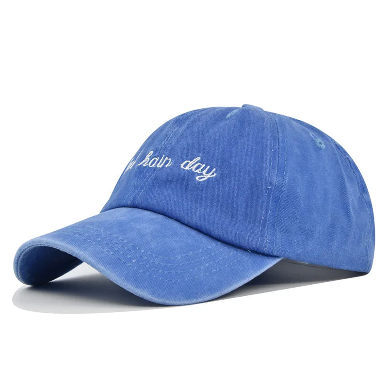 Bad Hair Day Embroidered Duckbill Hats Beach Sun Hat