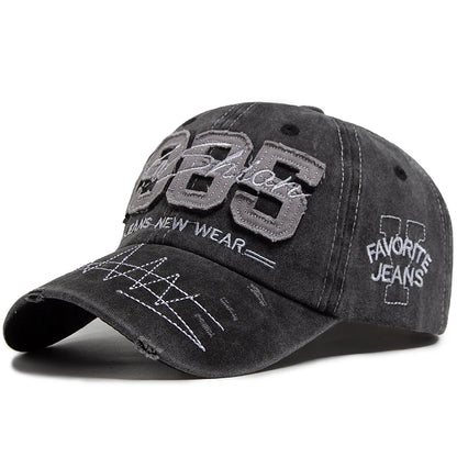 Big Digit 1985 Baseball Cap Men Fashion Visor Hip Hop Hat