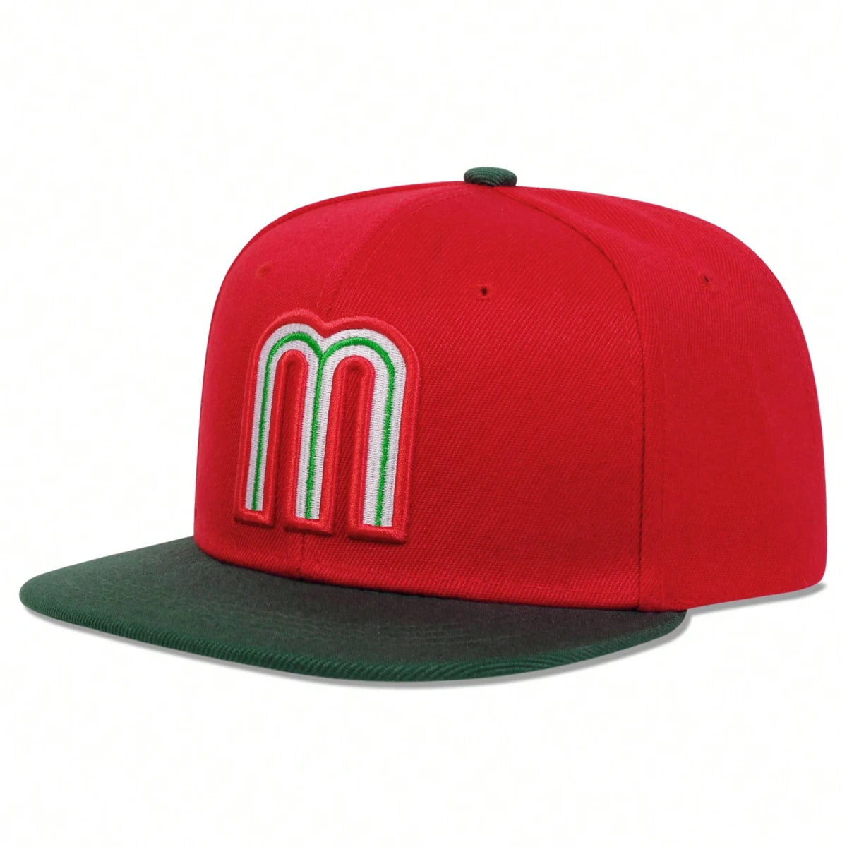Unisex M Letter Embroidery Hip Hop Hats Outdoor Adjustable Casual Baseball Caps Sunscreen Hat