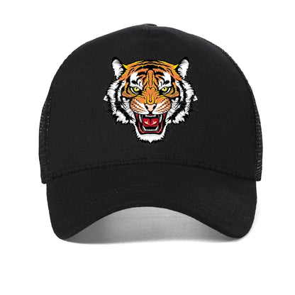 Tiger printing Baseball Cap Men Women