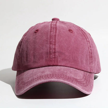 Washed Ponytail Baseball Cap for Women Spring Summer Outdoor Sports Hat