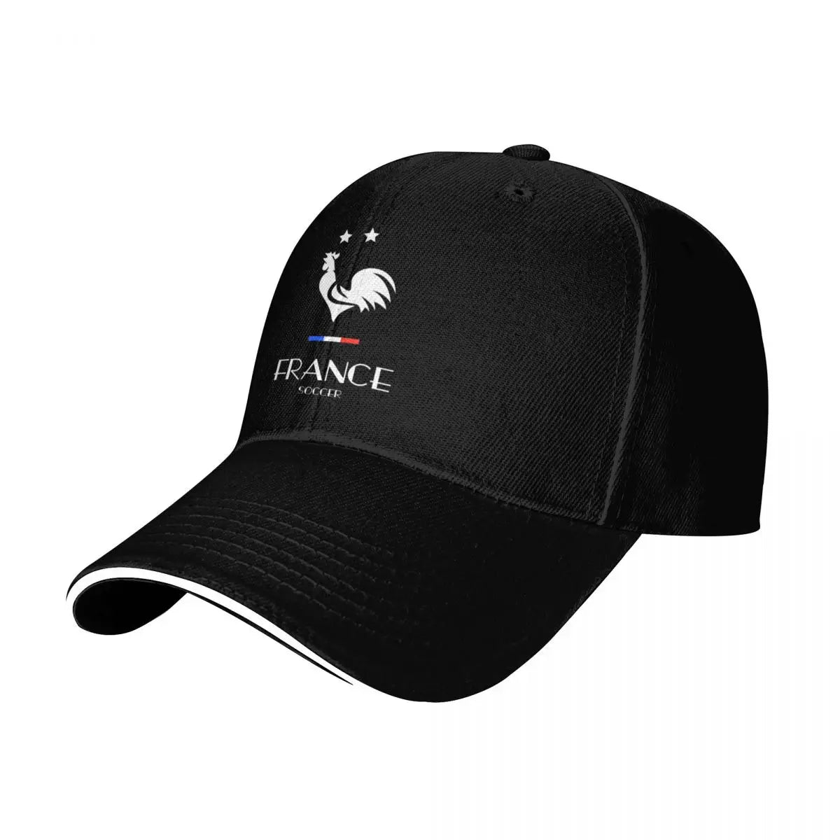 Rooster Soccer Football Sports Two Stars Baseball Cap