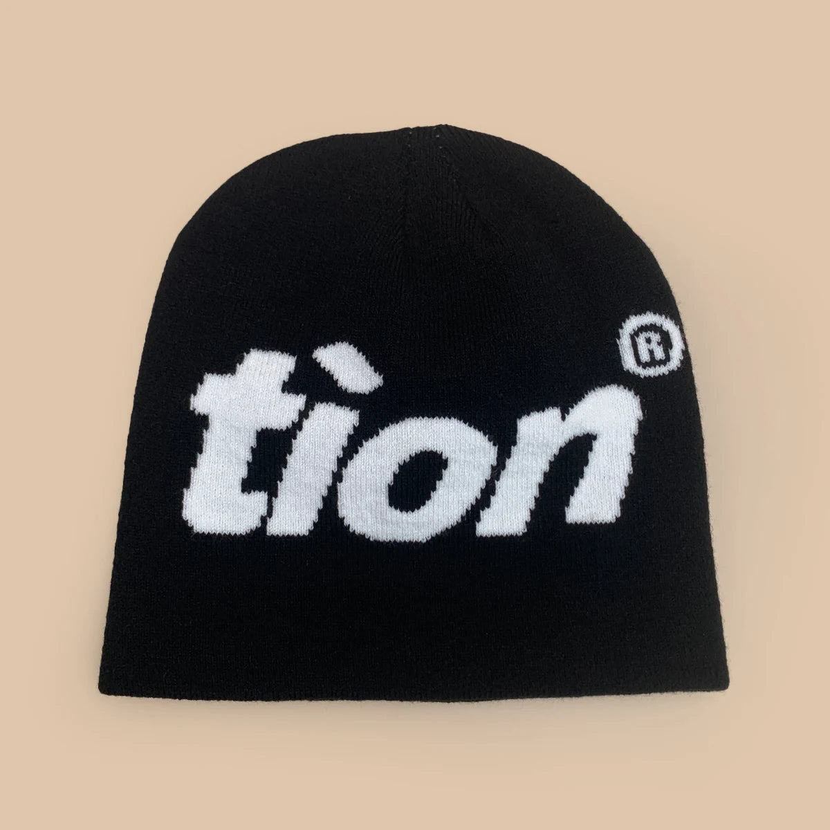 Niche Simple Jacquard Tion Letters Knitted Hats