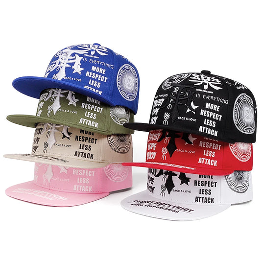 Fashionable Creative Baseball Hat T Graffiti Embroidery Street Hip Hop Hat