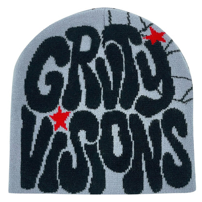 Unisex Knitted Hats Trendy Letter Pattern Popular Hip-Hop Hats