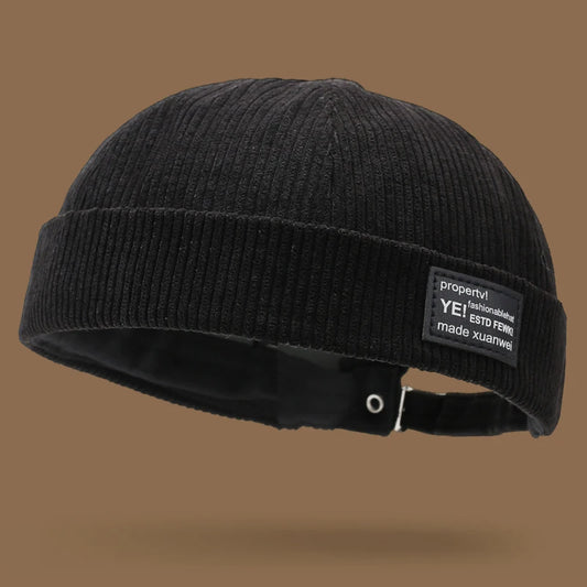 Autumn And Winter Corduroy Brimless Casual Hat
