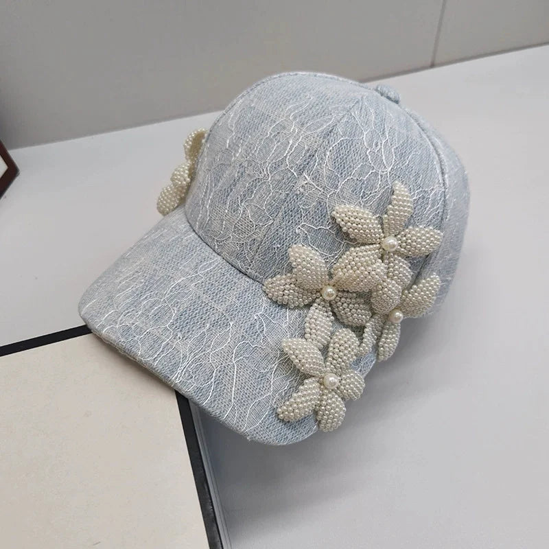 2026 Flower Lady Baseball Hat Women Leisure Visors Cap