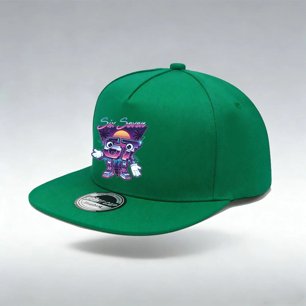 1/2PC67 Robot Patterned Baseball Cap