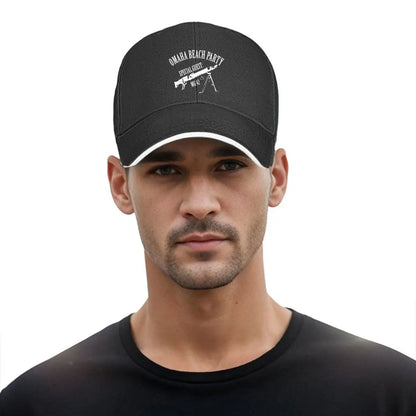Omaha Beach Party Themed Design Print Sandwich Baseball Cap Men Hip Hop Bucket Hat Summer Sun Dad Hats