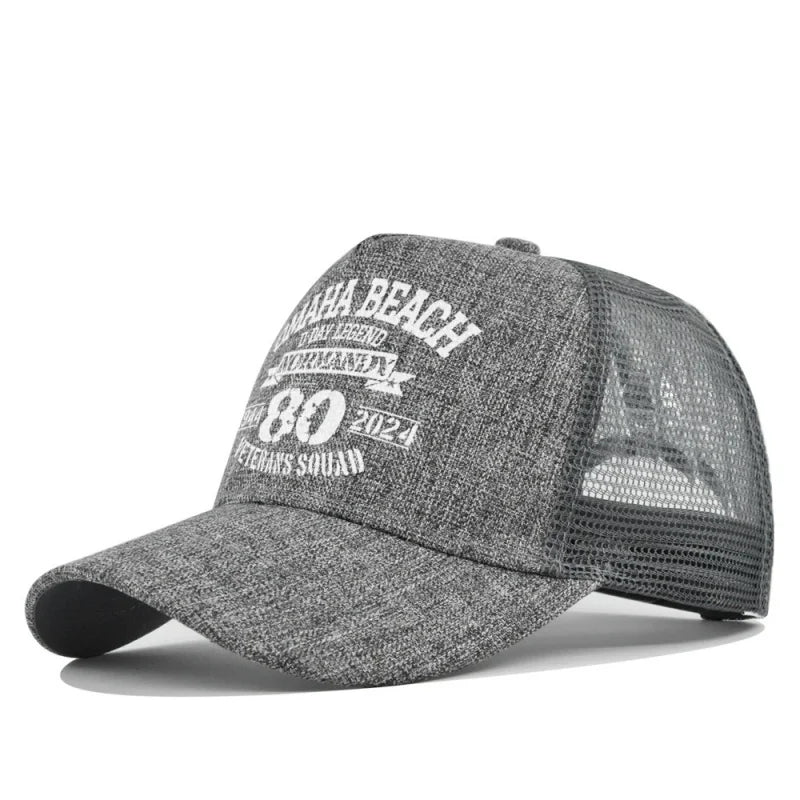 Spring Summer Printed Mesh Breathable Baseball Cap