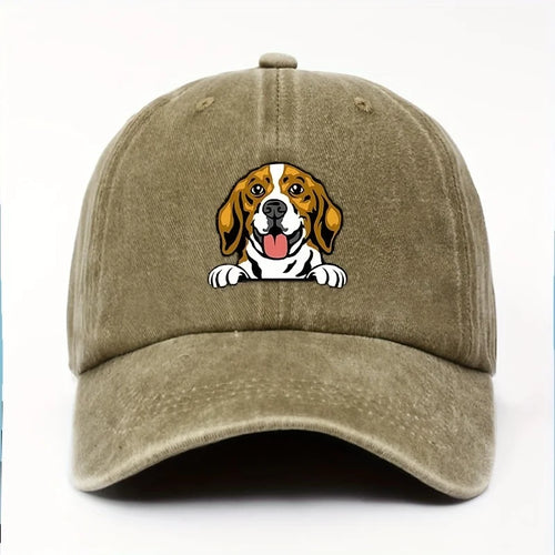 Cute Dog Printed Baseball Hat for Men and Women