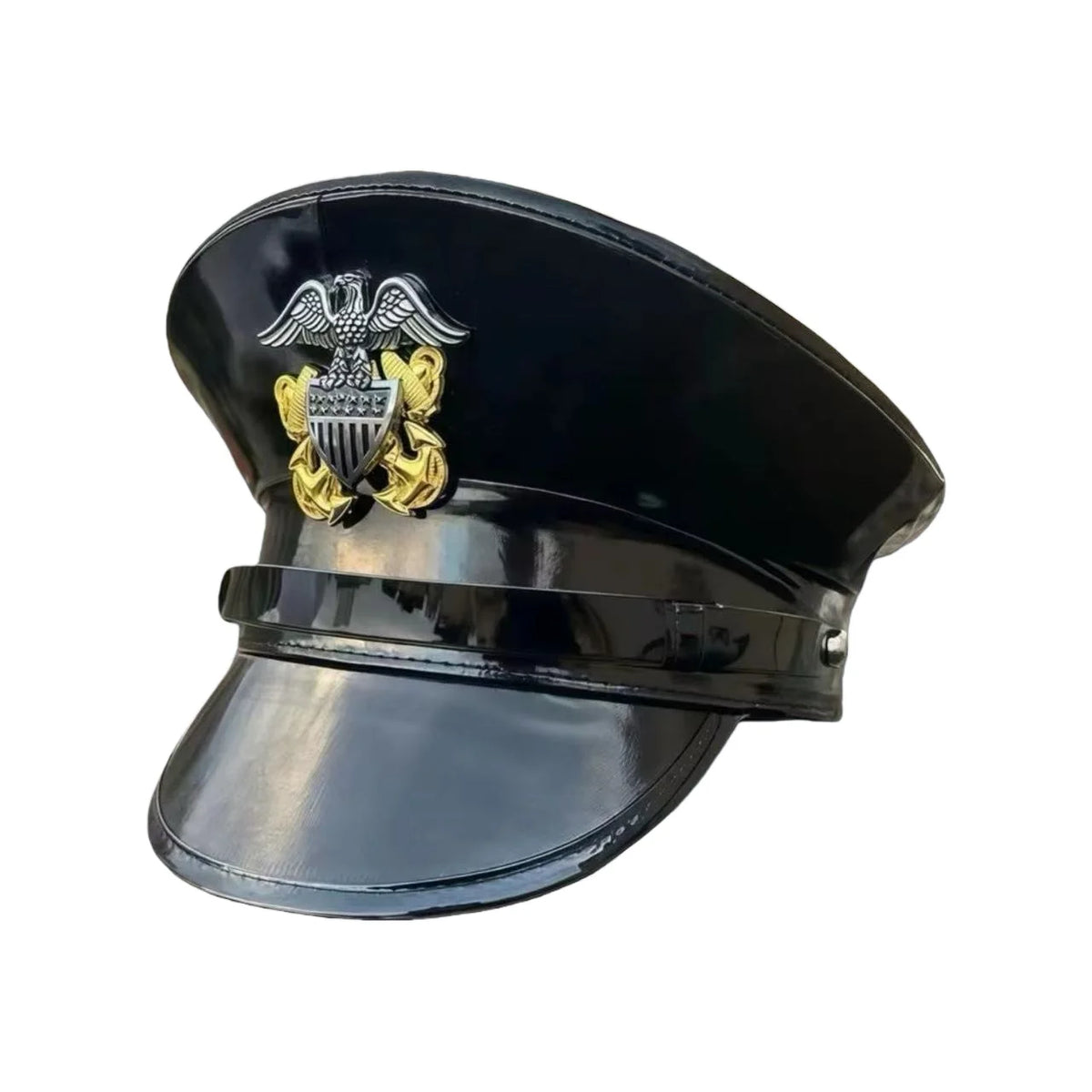 Steampunk Leather Gothic Captain Hat
