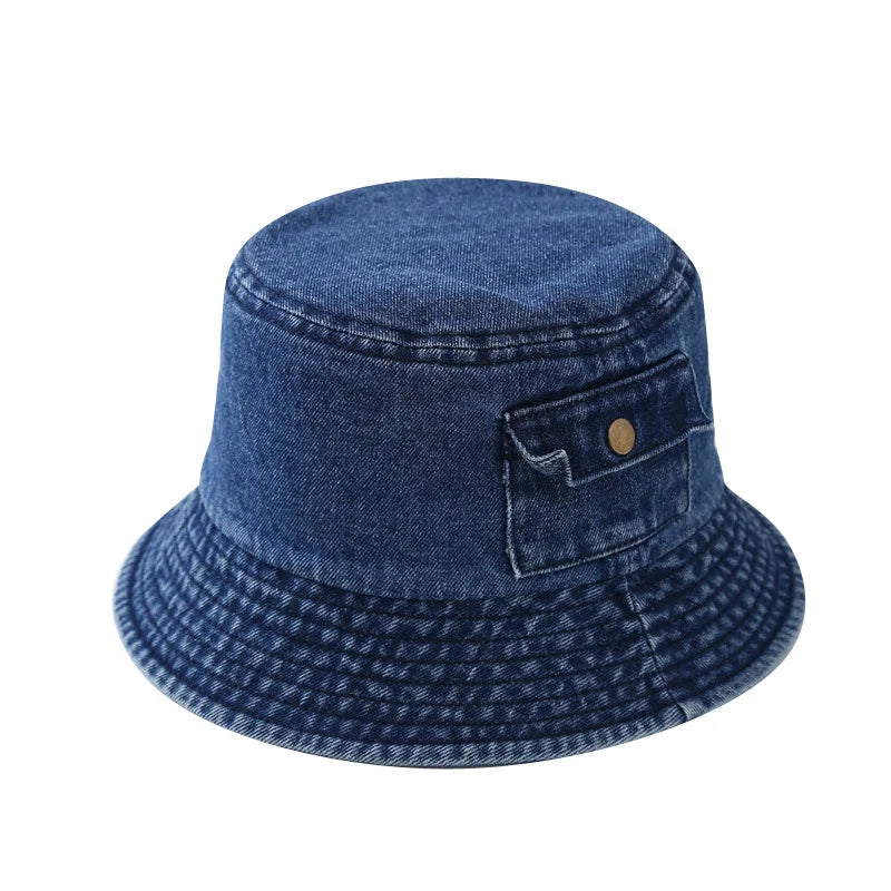 New Custom Logo Foldable Fisherman Hat