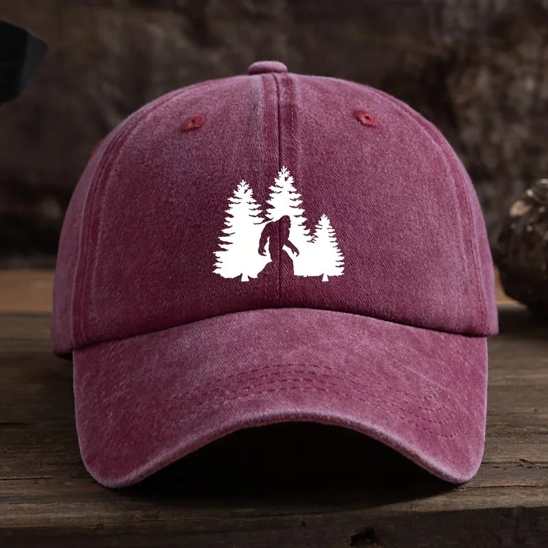 Gorilla Print Baseball Cap