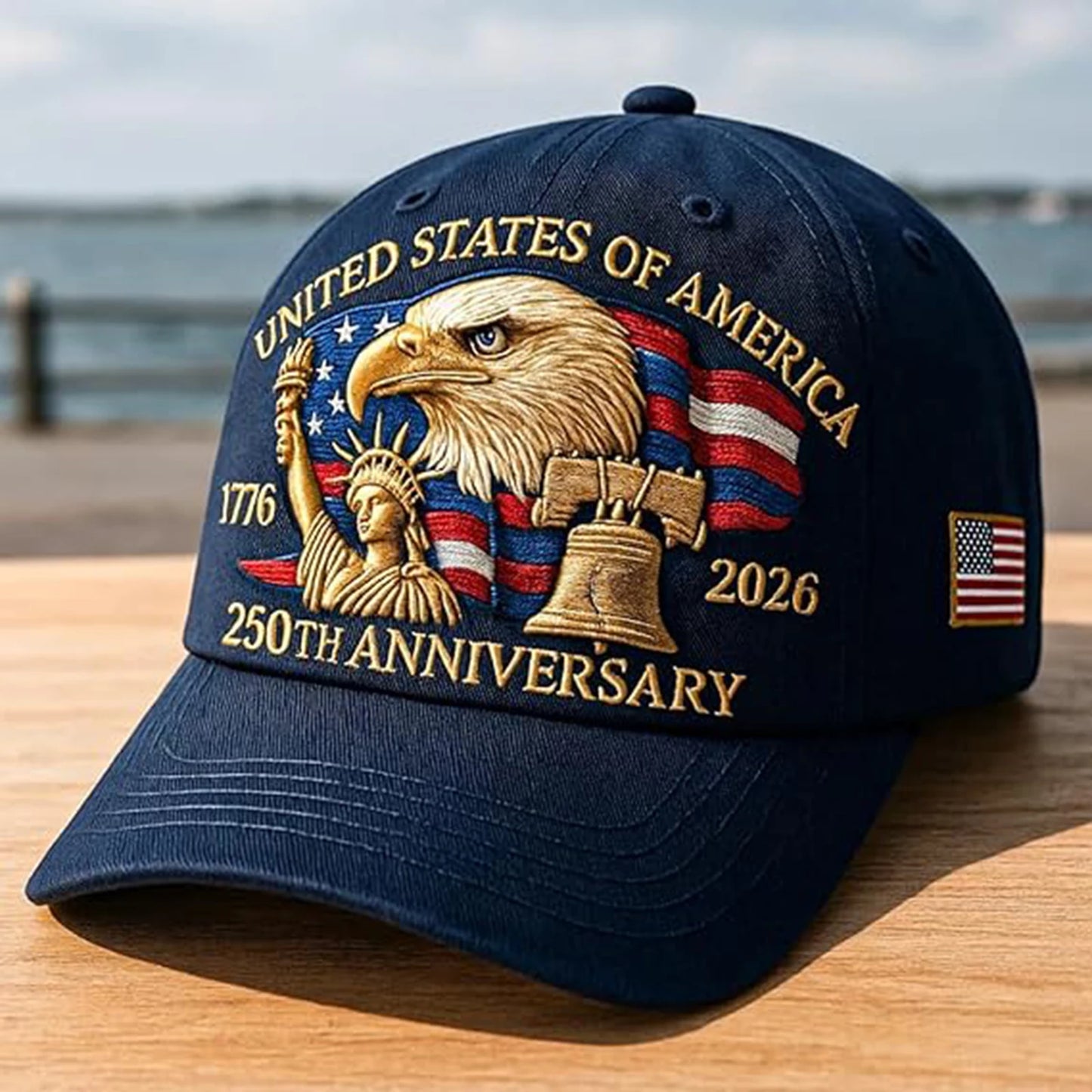 United States 250th Anniversary Cap Washed Cotton Baseball Cap