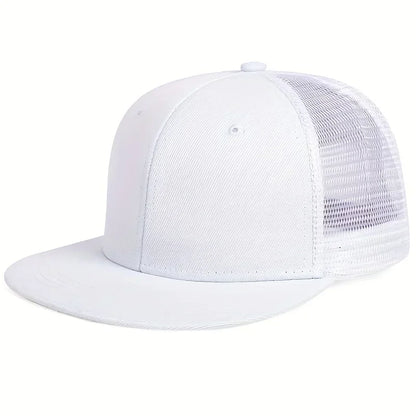 Unisex Solid Color Splicing Hip-hop Hats Spring Autumn