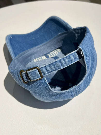 Embroidered Alphabet Baseball Cap Cowgirl Cap