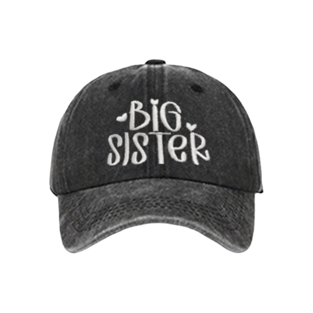 Fashion Washed Cotton Big Brother Big Sister Caps