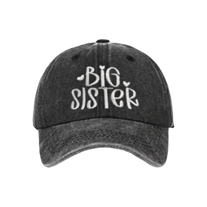 Fashion Washed Cotton Big Brother Big Sister Caps
