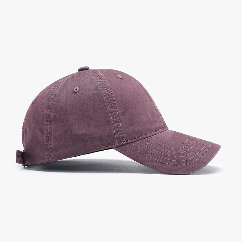 Stylish Letter Embroidered Baseball Cap Sun Protective Breathable Adjustable Hat Unisex Baseball Cap