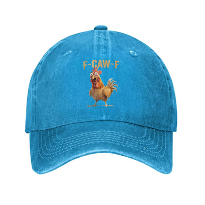 Spring F Caw F Quote Rooster Meme Baseball Cap