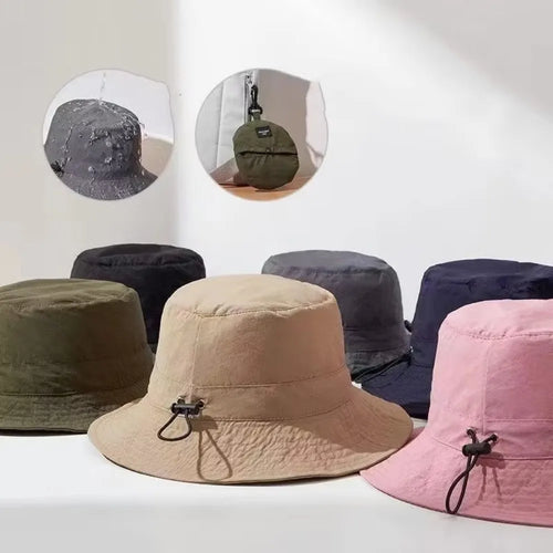 Waterproof Fisherman Hat Women Foldable Summer Sun Anti-UV