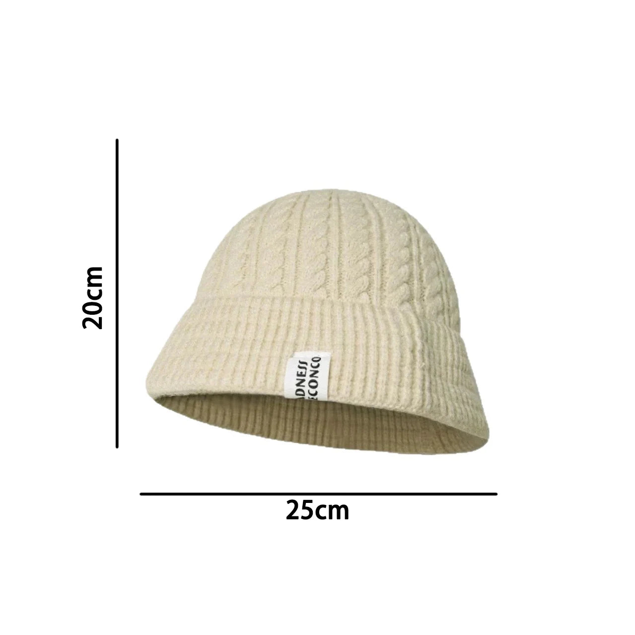 Fall/Winter Hat Girl Fisherman Hat Japanese Knitted Basin Hat Solid Color Korean