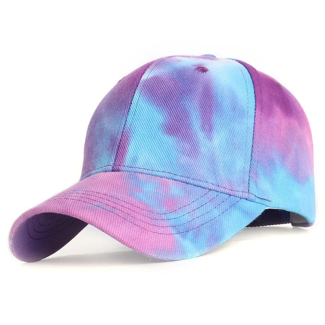 Tie-dye Baseball Cap Unisex Hat Outdoor Sports Shade Golf Cap