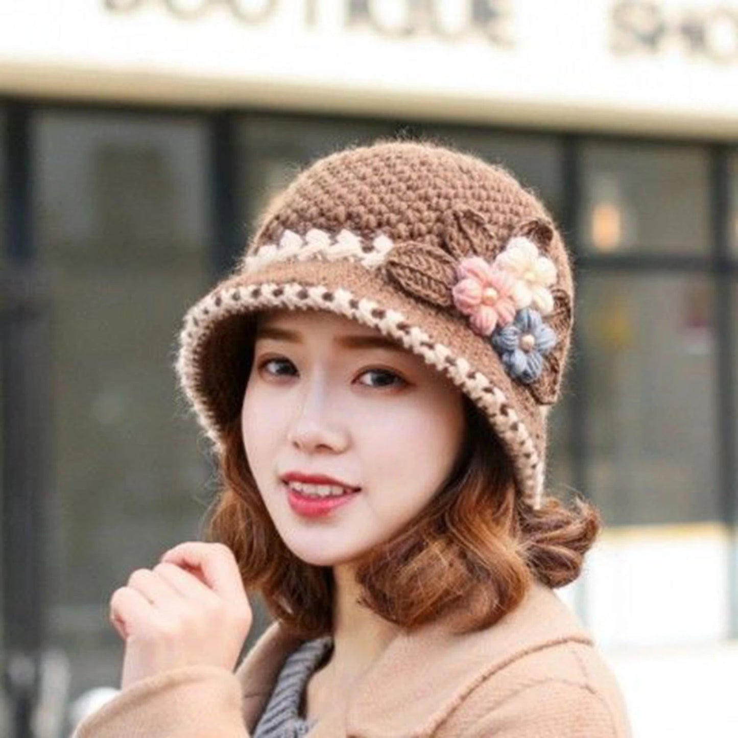 Knitted Hat Women's Autumn And Winter Wool Hat Classic Winter Women's Hat