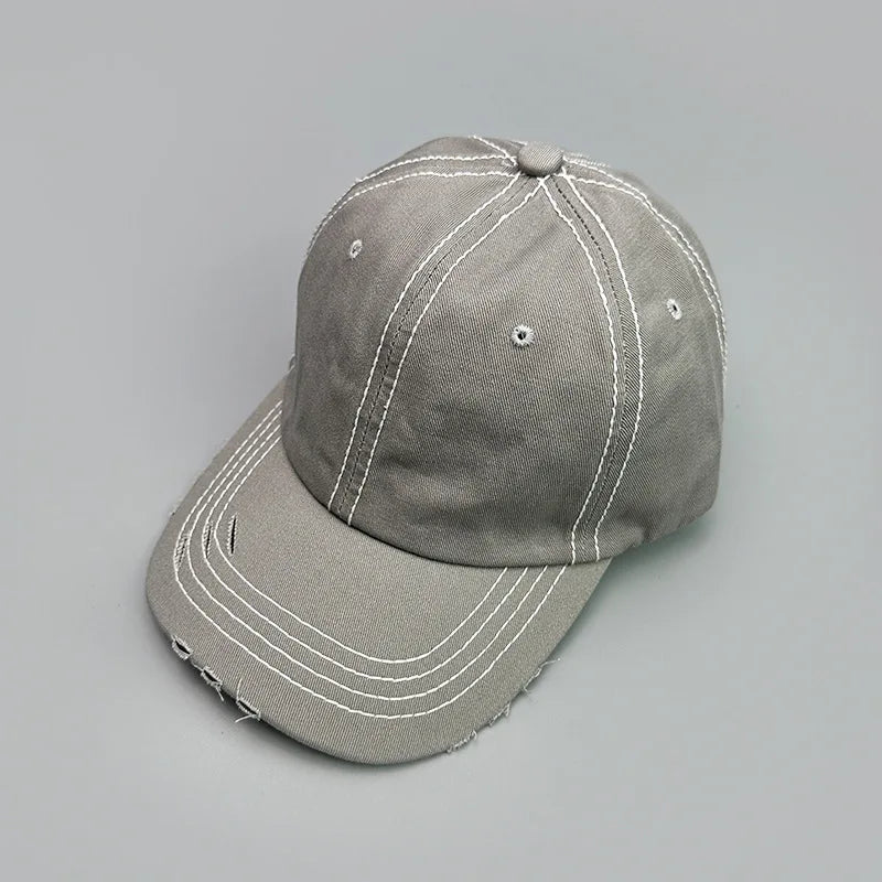 Men And Women Solid Color Soft Cotton Sport Sun Hat